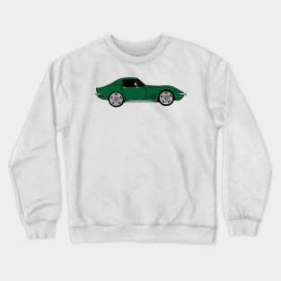 Brands Hatch Green C3 Corvette Crewneck Sweatshirt